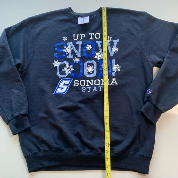 Champion Christmas‎ Sonoma State Sweatshirt  Size L - Picture 5 of 8